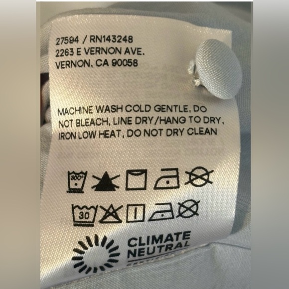 NWT Reformation Blue Sheath Dress with Bishop Sleeves Size 8 sku#85 - Picture 7 of 10